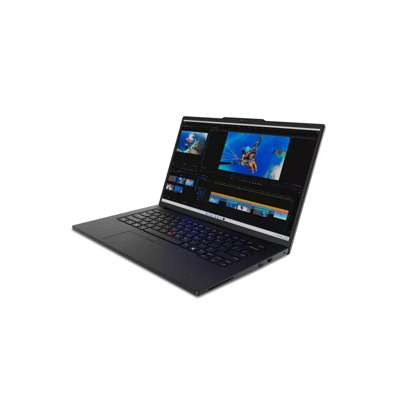 Lenovo ThinkPad P14s Gen 5 (Intel) Intel Core Ultra 9 185H Sülearvuti 36,8 cm (14,5 tolli) WQXGA 64 GB DDR5-SDRAM 1 TB SSD Wi-Fi 6E (802.11ax) Windows 11 Pro Saksa Must