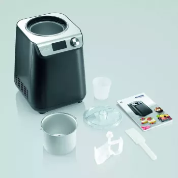 Jäätisemasin Severin EZ 7407 1.2 L 135 W Must Roostevaba teras