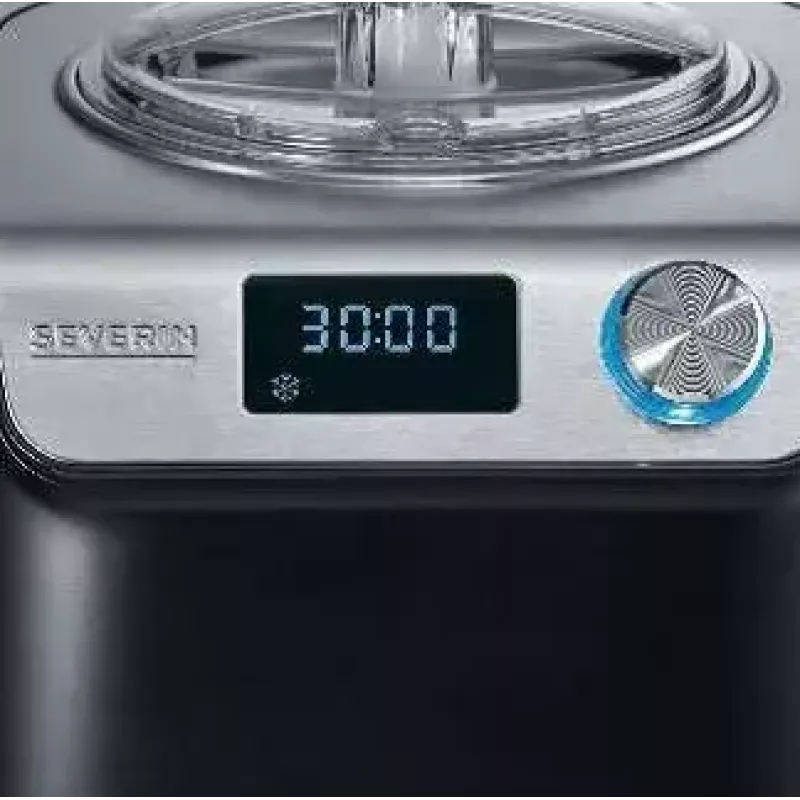 Jäätisemasin Severin EZ 7407 1.2 L 135 W Must Roostevaba teras