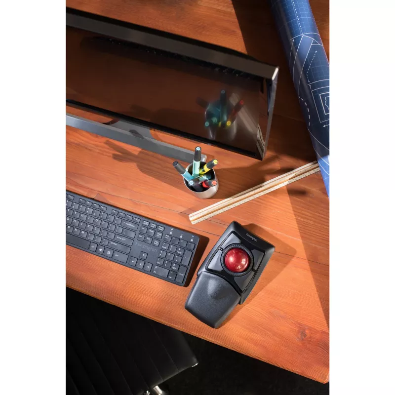 Kensington Expert hiir Wireless Trackball, mõlemakäeline, optiline, RF-juhtmevaba + Bluetooth, 400 DPI, must