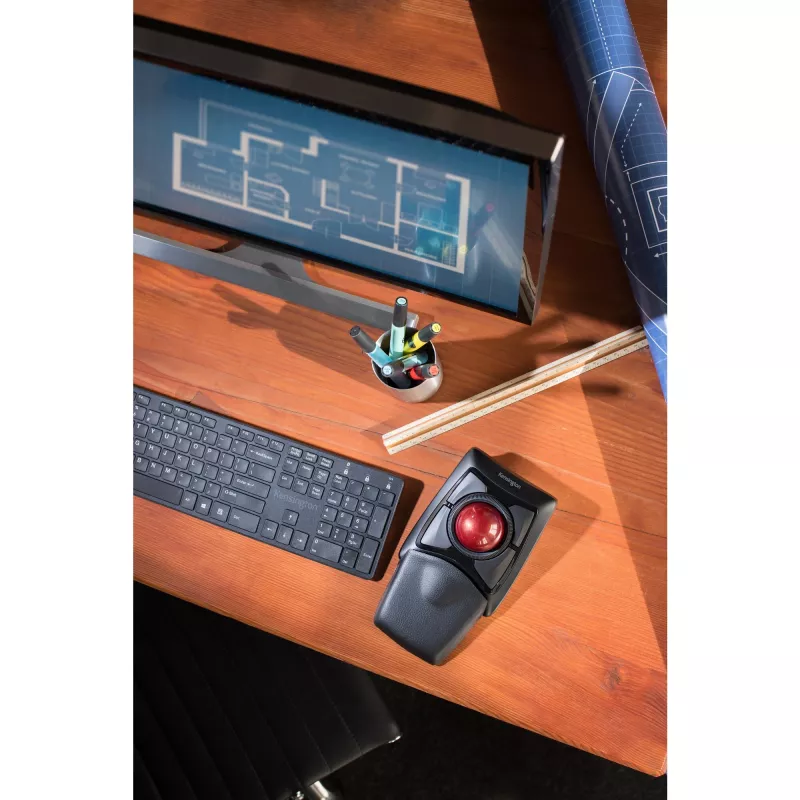 Kensington Expert hiir Wireless Trackball, mõlemakäeline, optiline, RF-juhtmevaba + Bluetooth, 400 DPI, must