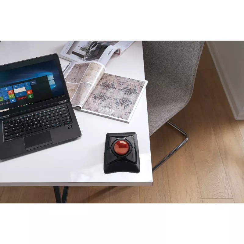Kensington Expert hiir Wireless Trackball, mõlemakäeline, optiline, RF-juhtmevaba + Bluetooth, 400 DPI, must