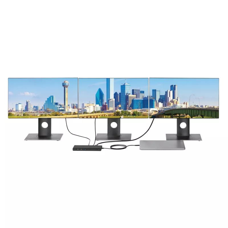 Kensington SD4842P EQ USB-C 10Gbps Triple Video Driverless Docking Station 100W Power Delivery