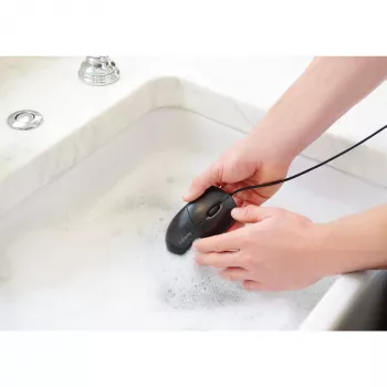 Kensington Pro Fit juhtmega pestav hiir, mõlemakäeline, optiline, USB, 1600 DPI, must
