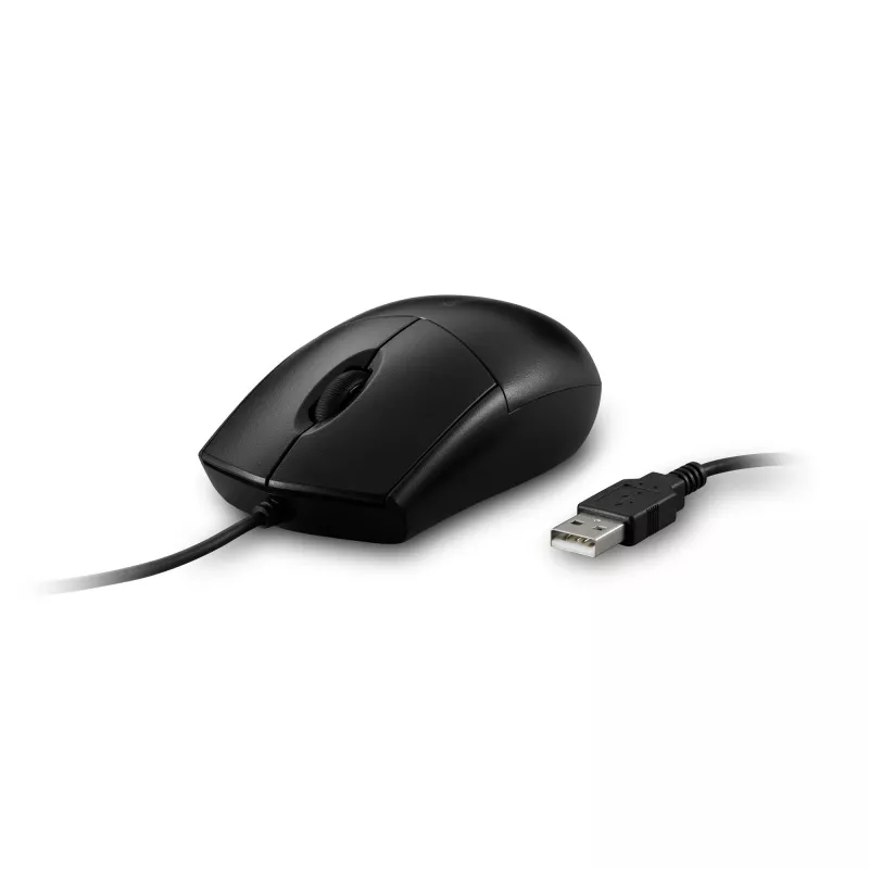 Kensington Pro Fit juhtmega pestav hiir, mõlemakäeline, optiline, USB, 1600 DPI, must