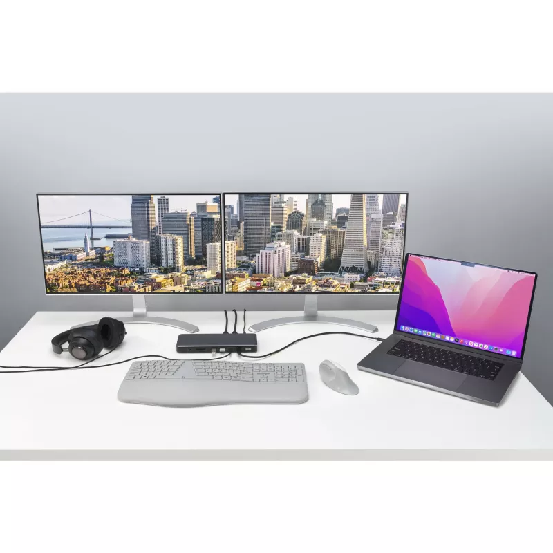 Kensington SD5760T Thunderbolt 4 kahe 4K ekraaniga dokkimisjaam, 96W toiteedastusega