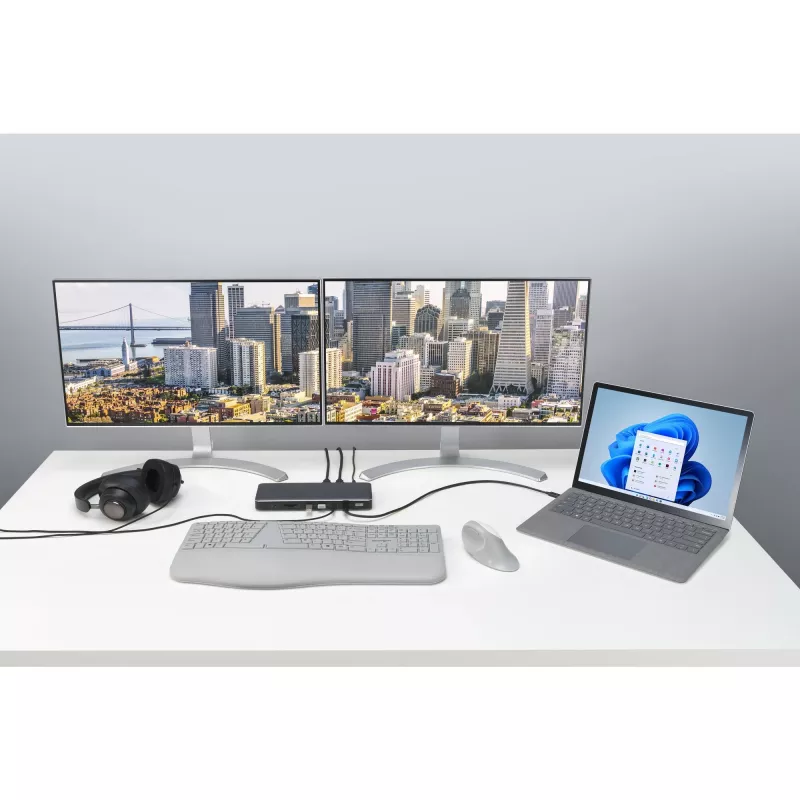 Kensington SD5760T Thunderbolt 4 kahe 4K ekraaniga dokkimisjaam, 96W toiteedastusega