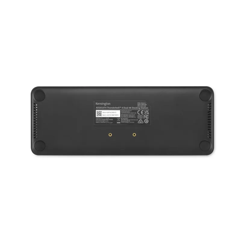 Kensington SD5760T Thunderbolt 4 kahe 4K ekraaniga dokkimisjaam, 96W toiteedastusega