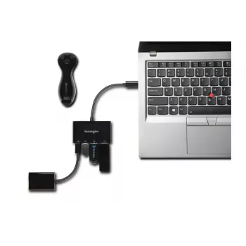 Kensington CH1000 USB-C 4-pordiline jaotur
