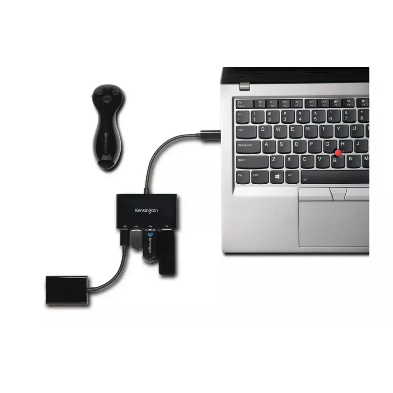 Kensington CH1000 USB-C 4-pordiline jaotur