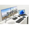 Kensington SD4781P EQ USB-C & USB-A Dual 4K dokkimisjaam, juhtmega, USB 3.2 Gen 2 (3.1 Gen 2) Type-C, 100 W, 3.5 mm, 10,100,1000 Mbit/s, must