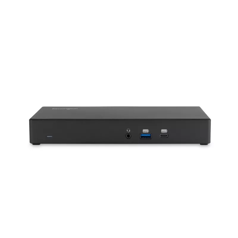 Kensington SD4781P EQ USB-C & USB-A Dual 4K dokkimisjaam, juhtmega, USB 3.2 Gen 2 (3.1 Gen 2) Type-C, 100 W, 3.5 mm, 10,100,1000 Mbit/s, must