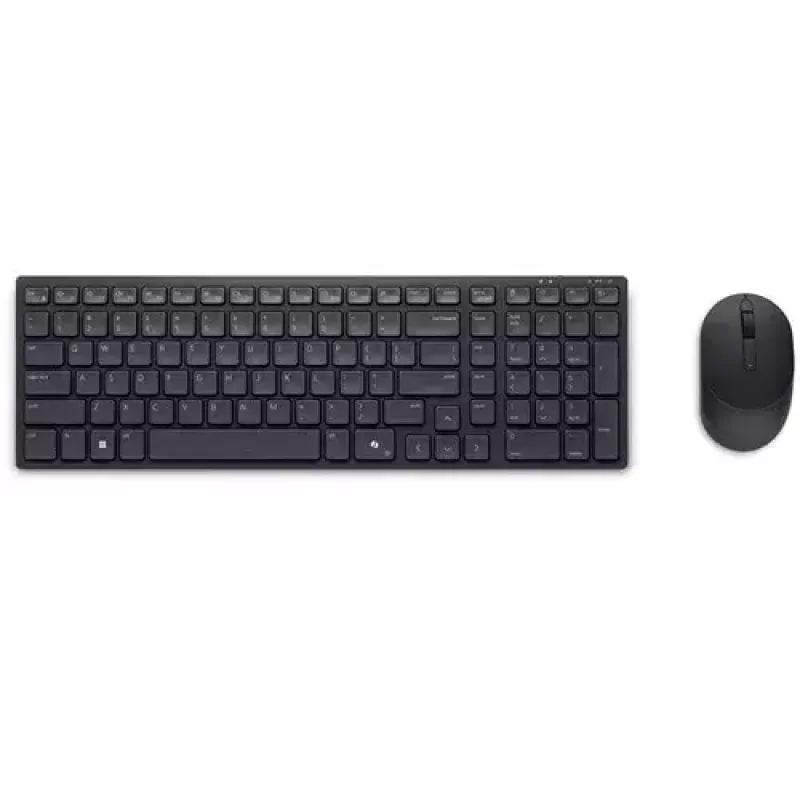 Klaviatuur ja hiir DELL KM555 Universal RF Wireless + Bluetooth QWERTZ saksa must