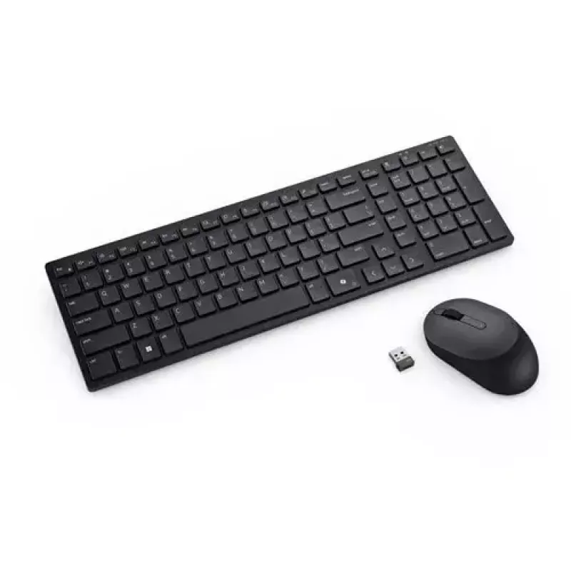 Klaviatuur ja hiir DELL KM555 Universal RF Wireless + Bluetooth QWERTZ saksa must