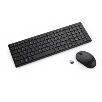 Klaviatuur ja hiir DELL KM555 Universal RF Wireless + Bluetooth QWERTZ saksa must