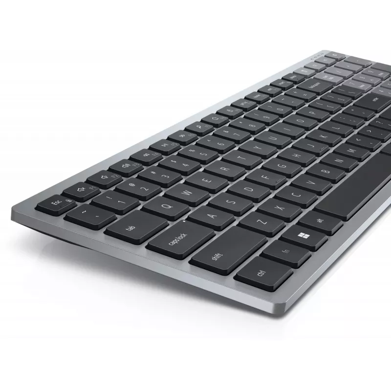 DELL KB740 klaviatuur kontorisse RF-juhtmevaba Bluetooth QWERTZ saksa hall must