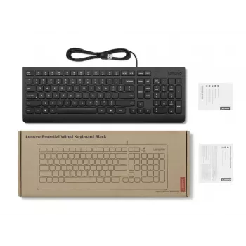 Lenovo 4Y41R64647 klaviatuur Kodukontor USB saksa must