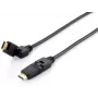 Equip Swivel HDMI 2.0 kaabel, 2 m, pöörlev pistik