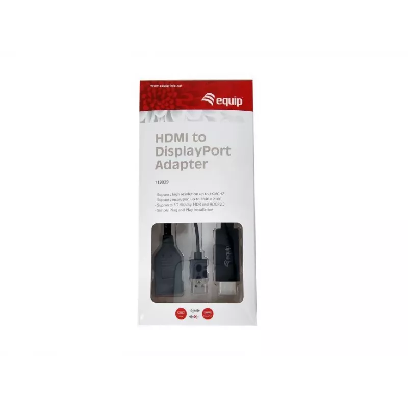HDMI-DisplayPorti adapter Equip 119039