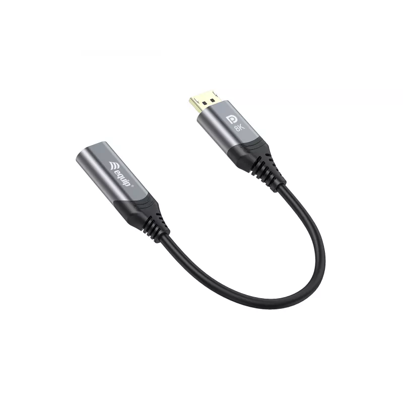 Equip DisplayPort 1.4 HDMI-adapter 8K 60Hz 0,15m