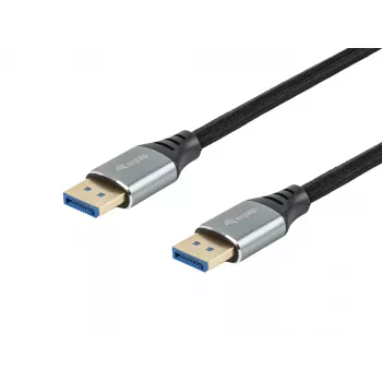 Equip DisplayPort 2.1 Premium kaabel, 2,0 m, 16K/60Hz, 54 Gbps