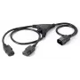 Toite Y-kaabel Equip 112210 1,6 m C14 kuni 2x C13