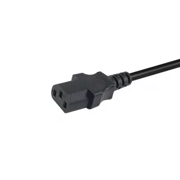 Equip 112110 toitekaabel must 1,8 m CEE7/7 IEC C13