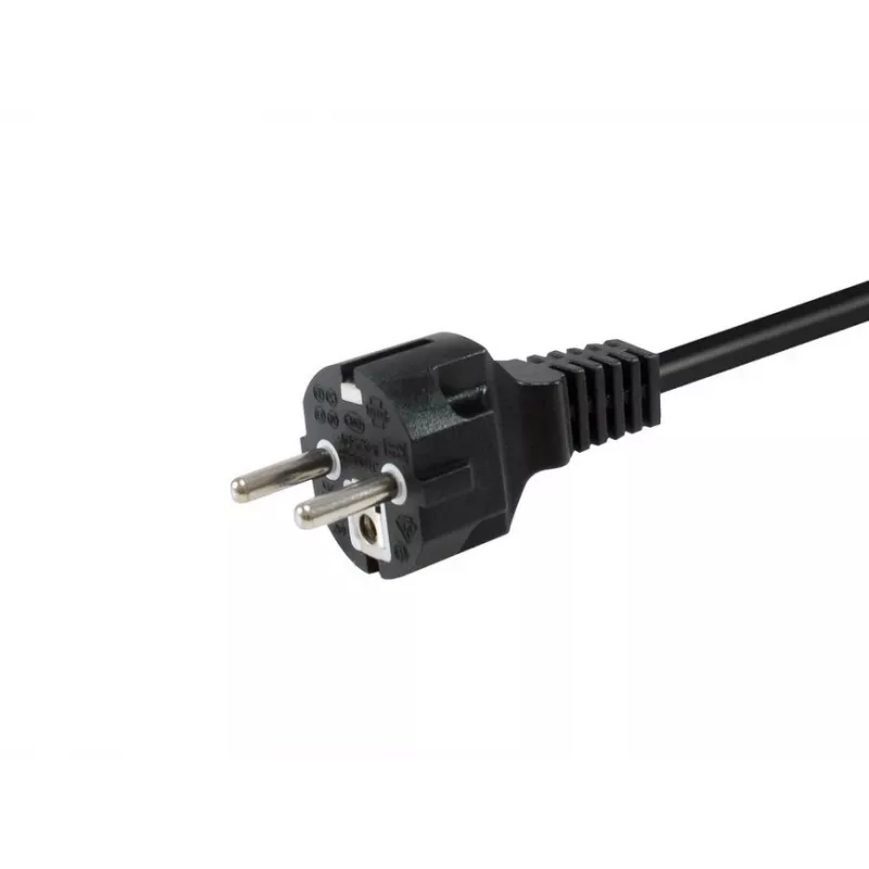 Equip 112110 toitekaabel must 1,8 m CEE7/7 IEC C13