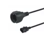 Equip 112106 toitekaabel Must 0.25 m IEC C14 CEE7/3