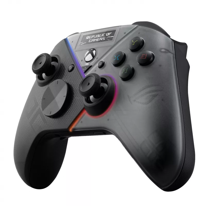 ASUS ROG Raikiri Pro must Bluetooth/USB-mängupult analoog-/digitaalne arvutile, Xbox One, Xbox One S, Xbox One X, Xbox Series S, Xbox Series X