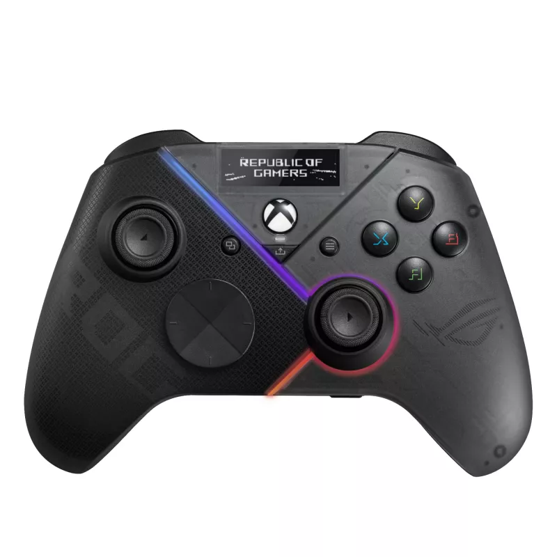 ASUS ROG Raikiri Pro must Bluetooth/USB-mängupult analoog-/digitaalne arvutile, Xbox One, Xbox One S, Xbox One X, Xbox Series S, Xbox Series X