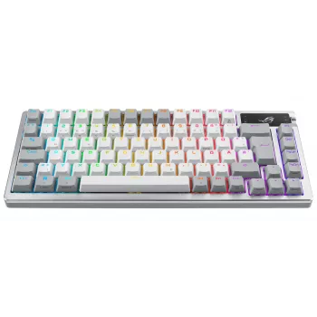 ASUS ROG Azoth Valge klaviatuur Mängimiseks USB + RF Traadita + Bluetooth QWERTZ Saksa