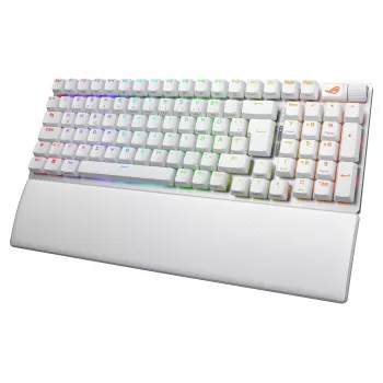 ASUS ROG Strix Scope II 96 Wireless klaviatuur Mängimine USB + RF Wireless + Bluetooth QWERTZ Saksa Valge