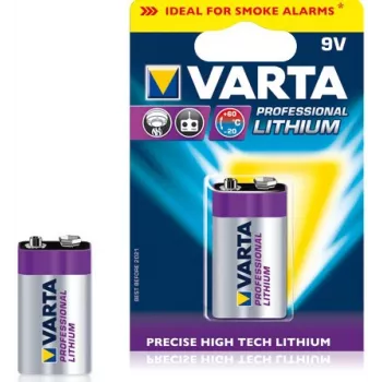 VARTA ühekordselt kasutatav liitiumaku 9V