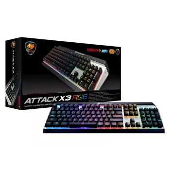 COUGAR CGR-WM1MB-ATR klaviatuur Mängimine USB QWERTY inglise Alumiinium, Must