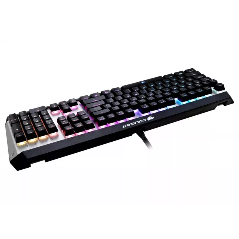 COUGAR CGR-WM1MB-ATR klaviatuur Mängimine USB QWERTY inglise Alumiinium, Must