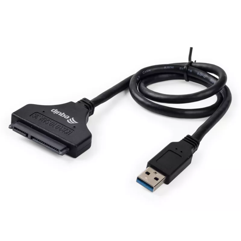 Equip USB 3.0 to SATA adapter, must, 5 Gbit/s, CE, 50 mm, 9.5 mm, 550 mm