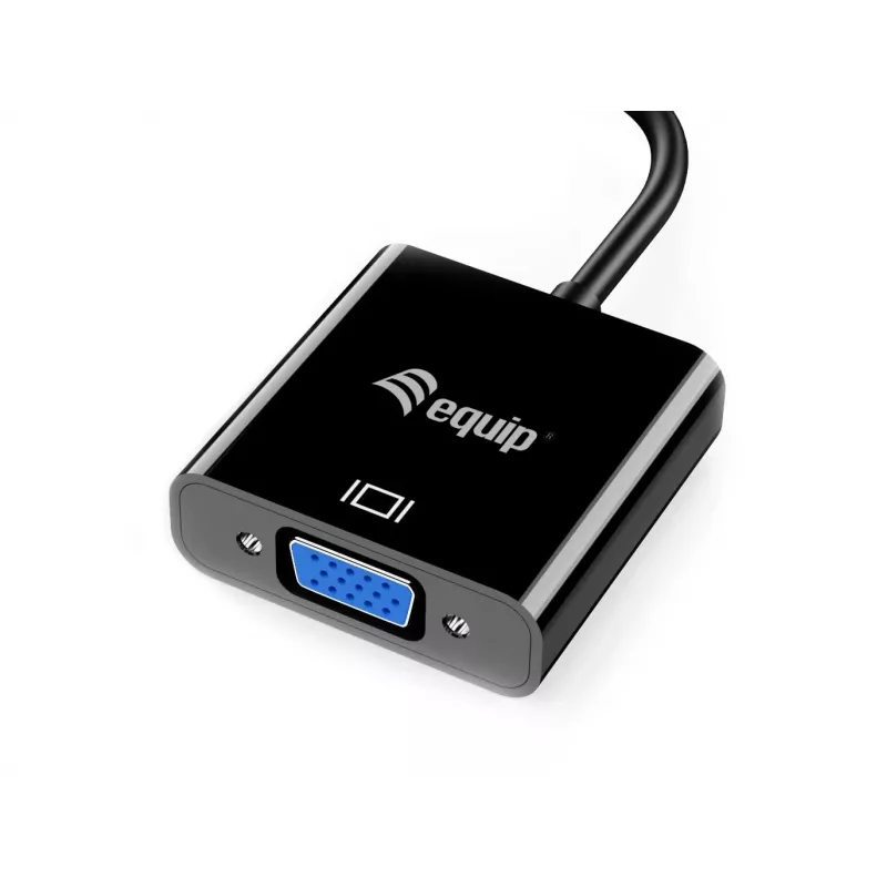 Equip USB 3.0 VGA-adapter, 3.2 Gen 1 (3.1 Gen 1), USB Type-A, VGA (D-Sub) väljund, 1920 x 1080 pikslit
