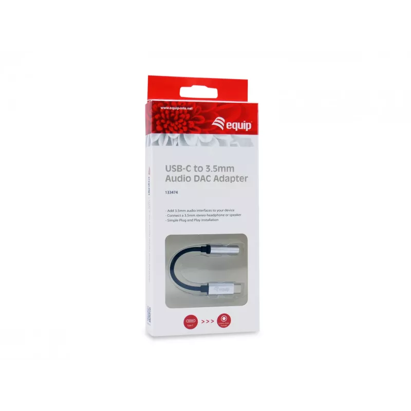 Equip USB-C 3,5 mm heli DAC-adapter