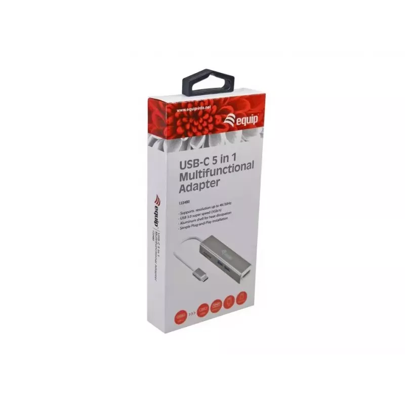 Equip USB-C 5-in-1 multifunktsionaalne adapter