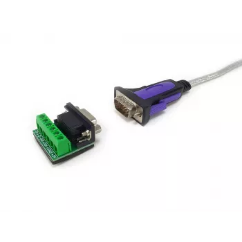 Equip USB-A seriaalne RS-422/485 DB9 adapterkaabel, hall, 1,5 m, USB Type-A, DB-9, isane, isane