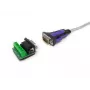Equip USB-A seriaalne RS-422/485 DB9 adapterkaabel, hall, 1,5 m, USB Type-A, DB-9, isane, isane
