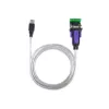 Equip USB-A seriaalne RS-422/485 DB9 adapterkaabel, hall, 1,5 m, USB Type-A, DB-9, isane, isane
