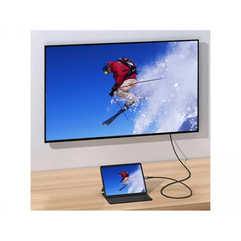 Equip USB-C – HDMI kaabel, isane/isane, 3,0 m, 4K/30 Hz