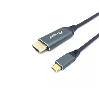 Equip USB-C–HDMI-kaabel, M/M, 1,0 m, 4K/60Hz