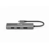Equip USB-C – HDMI/DisplayPort/VGA/USB-adapter, USB USB-C, HDMI-väljund, DisplayPort-väljund, VGA (D-Sub) väljund, 3840 x 2160 pikslit