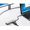 Equip USB-C – HDMI/DisplayPort/VGA/USB-adapter, USB USB-C, HDMI-väljund, DisplayPort-väljund, VGA (D-Sub) väljund, 3840 x 2160 pikslit