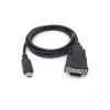 Equip USB-C – Serial DB9 kaabel M/M 1,5 m must