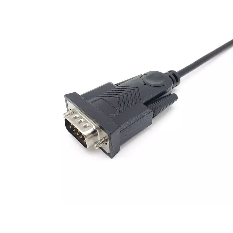 Equip USB-C – Serial DB9 kaabel M/M 1,5 m must