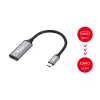 Equip USB-C – HDMI 2.0 adapter, 4K/60 Hz, 0,15 m, USB USB-C, HDMI, isane, emane, otse